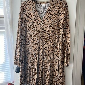Gap leopard dress